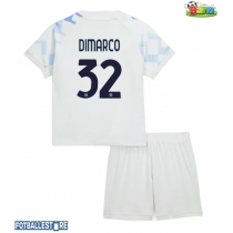 Inter Milan Federico Dimarco #32 Bortedraktsett Barn 2025-26 Kortermet (+ Korte bukser)